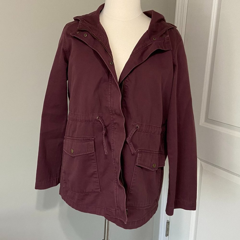 LOFT Purple Utility Jacket